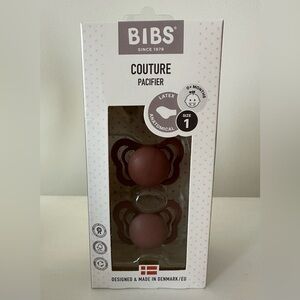 Baby 0~6 Mth Size 1 Couture Pacifier by Bibs made in Denmark 🇩🇰 in Woodchuck NWT